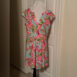 Lilly Pulitzer NWT Pink, Orange and Green Lined Dress
